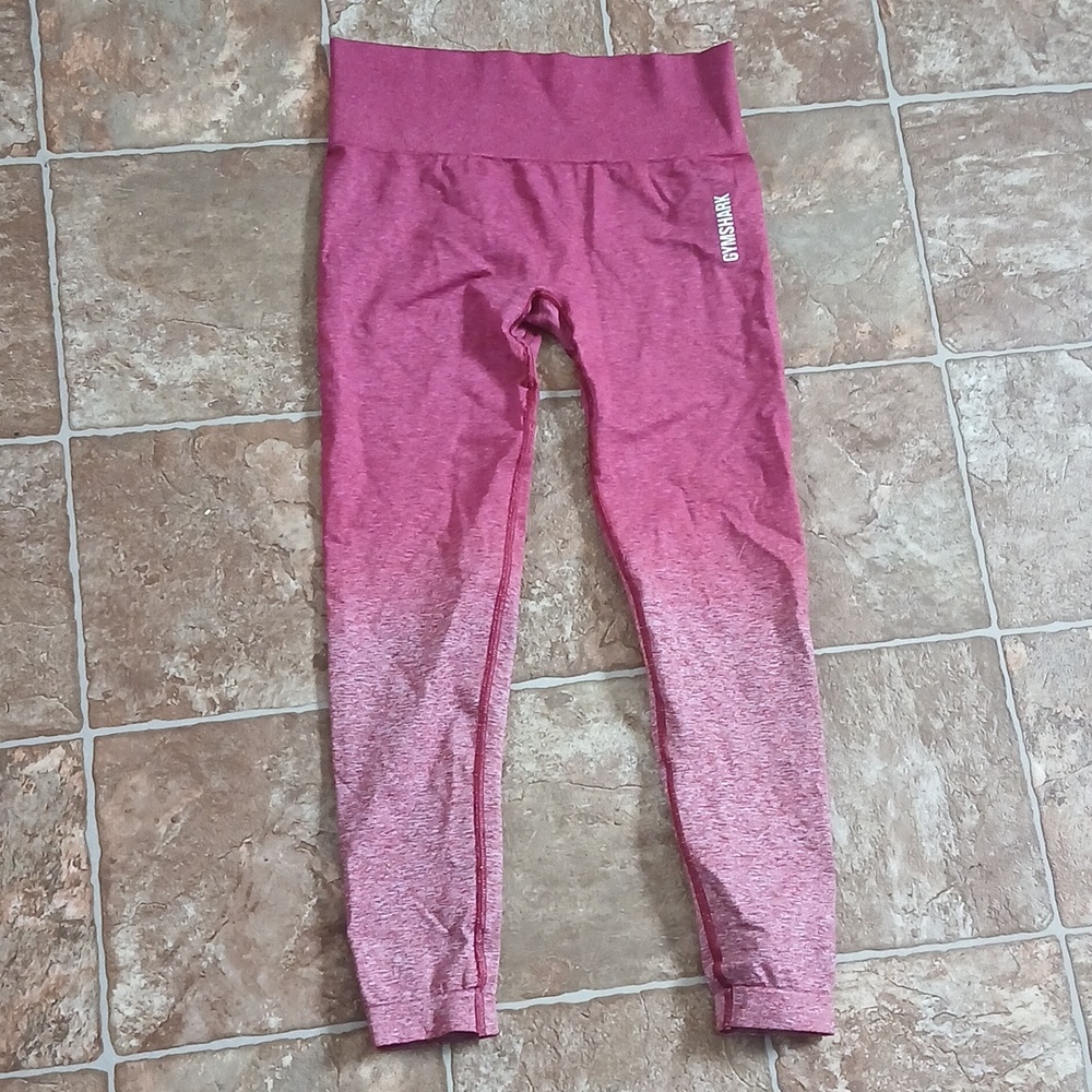 GUC Gymshark Deep Pink Ombre Leggings